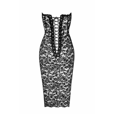 Сукня Noir Handmade F301 Catalyst lace up midi dress - L