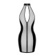 Сукня Noir Handmade F370 Luxuria Crystal Sheer Mini Dress M-6