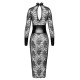 Сукня Noir Handmade F375 Noirelle Lace Corset Midi dress M-7