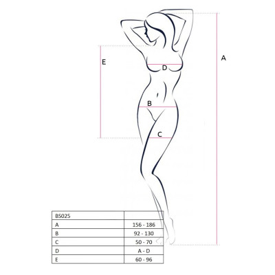 Бодістокінг Passion BS025 white, сукня-сітка, спущене плече, довгий рукав Бодістокінг Passion BS025 white, сукня-сітка, спущене плече, довгий рукав