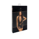 Сукня Noir Handmade F313 Mythos mini flocked mesh dress with jewelry rhinestone chain - M-6