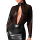 Сукня Noir Handmade F348 Powerwetlook and tulle dress - M-3