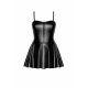Сукня Noir Handmade F308 Dreamer wetlook corset mini dress with front zipper - L-4