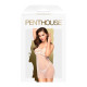 Приталена сорочка-сітка зі стрінгами Penthouse - All Yours White L/XL-2