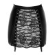 Спідниця Noir Handmade F341 Powerwetlook and lace skirt - S-7