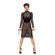 Сукня Noir Handmade F182 Classic dress made of elastic tulle - M-4