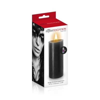 БДСМ свічка низькотемпературна Fetish Tentation SM Low Temperature Candle Black
