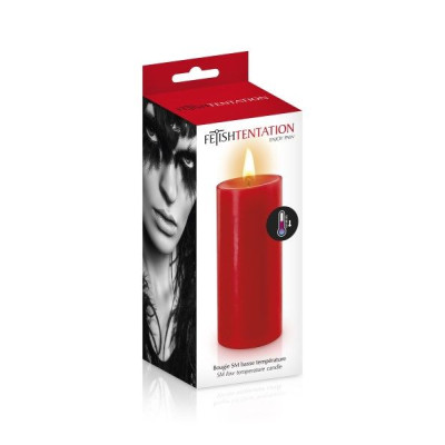 БДСМ cвічка низькотемпературна Fetish Tentation SM Low Temperature Candle Red