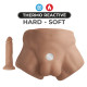 Півторс з фалоімітатором на присосці SilexD Apollo S Male Torso Caramel-3
