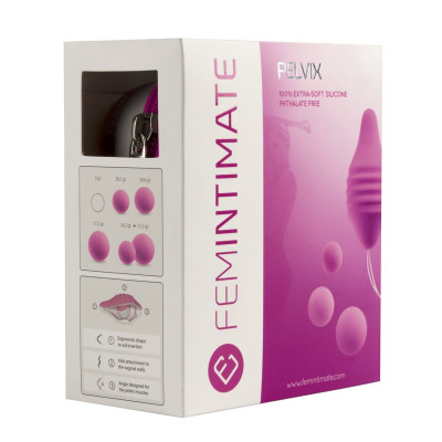 Тренажер Кегеля Femintimate Pelvix Concept з набором вантажів, анатомічно правильний Тренажер Кегеля Femintimate Pelvix Concept з набором вантажів, анатомічно правильний