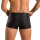 Чоловічі шкіряні боксери з клапаном Passion 050 Short Patrick XXL/XXXL Black-1