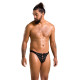 Чоловічі сліпи на шнурівці Passion 044 Slip Ben L/XL Black, екошкіра, люверси-2