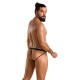 Чоловічі відкриті сліпи Passion 034 Open Luke L/XL Black, екошкіра-3