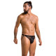 Чоловічі відкриті сліпи Passion 034 Open Luke L/XL Black, екошкіра-2