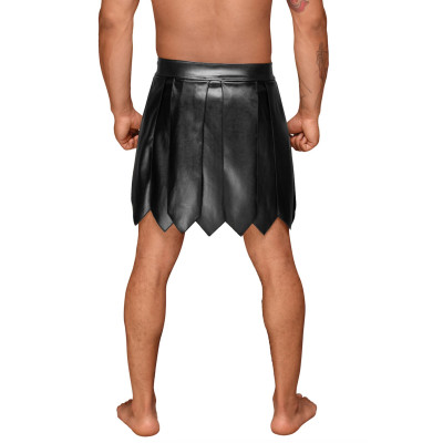 Чоловіча спідниця гладіатора Noir Handmade H053 Eco leather men's gladiator skirt - L
