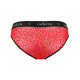 Чоловічі напівпрозорі труси Passion 031 Slip Mike L/XL Red, під леопард-5