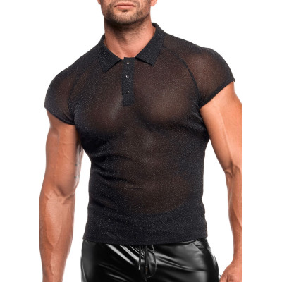 Чоловіче поло Noir Handmade H082 Onyx veil polo L