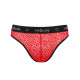 Чоловічі напівпрозорі труси Passion 031 Slip Mike S/M Red, під леопард-4