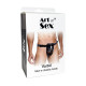 Чоловічий пояс вірності Art of Sex – Vartal, натуральна шкіра-3