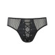 Чоловічі труси зі шнурівкою Passion 035 Slip Richard S/M Black, екошкіра, сітка-4
