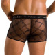 Чоловічі прозорі боксери Passion 032 Short James S/M Black, сітка-1