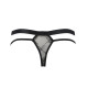 Чоловічі прозорі стринги Passion 029 Thong Collin L/XL Black, сітка-5