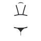 Комплект чоловічої білизни зі стреп Passion 039 Set Andrew L/XL Black, стринги, шлейки-5