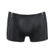 Чоловічі шкіряні боксери з блискавками Passion 049 Short Matt S/M Black-4