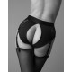 Кружевные трусы для страпона с подвязками для чулок Strap-On-Me DIVA HARNESS - XL-6