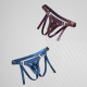 Трусики для страпона Strap-On-Me Leatherette Harness Generous - One Size - Aubergine-4