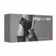 Кружевные трусы для страпона с подвязками для чулок Strap-On-Me DIVA HARNESS - S-11