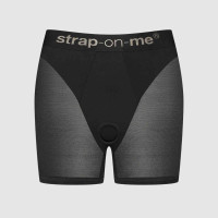Шорти з фіксацією ділдо Strap-On-Me Harness Lingerie Halo - M - Black