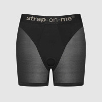 Шорти з фіксацією ділдо Strap-On-Me Harness Lingerie Halo - S - Black