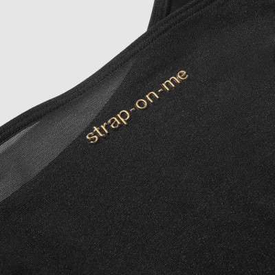 Боді з фіксацією ділдо Strap-On-Me Harness Body Signature - XL - Black