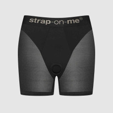 Шорти з фіксацією ділдо Strap-On-Me Harness Lingerie Halo - L - Black