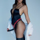 Трусики для страпона Strap-On-Me Leatherette Harness Fabulous - One Size - Red Glossy-2