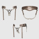Трусики для страпону Strap-On-Me Leatherette Harness DESIROUS - NEW DESIGN-2