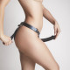 Трусики для страпона Strap-On-Me Leatherette Harness Generous - One Size - Blue-1