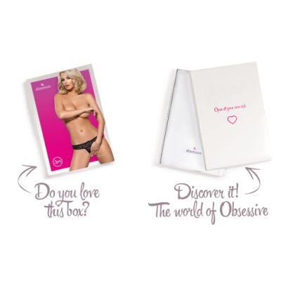 Obsessive 837-THC-1 crotchless thong L/XL