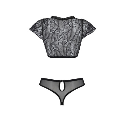 Комплект Passion LEAFA BIKINI black XXL/XXXL - ECO Passion