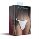 Трусики з натуральної шкіри Feral Feelings - String Bikini White-3