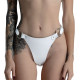Трусики з натуральної шкіри Feral Feelings - String Bikini White-1