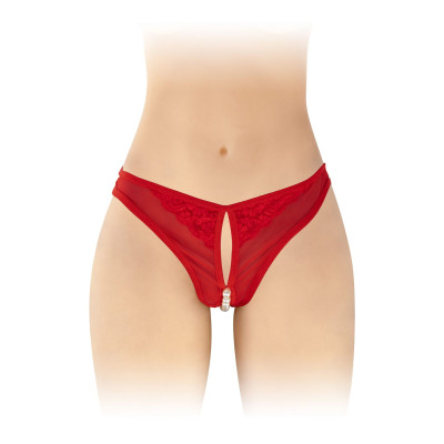 Трусики з перлинами і доступом Fashion Secret Sophie Red