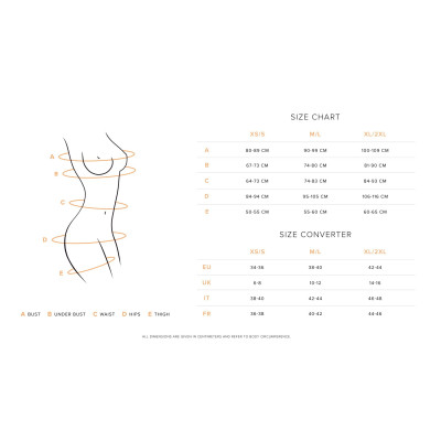 Трусики Obsessive Euridia thong XL/2XL