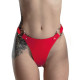 Трусики з натуральної шкіри Feral Feelings - String Bikini Red-1
