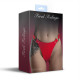 Трусики з натуральної шкіри Feral Feelings - String Bikini Red-3