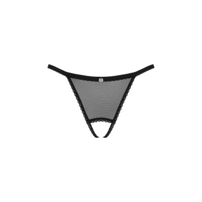 Obsessive Celia Noir crotchless thong XL/2XL