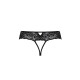 Мереживні стрінги з доступом Senia Thong black S/M - Passion-5
