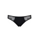 Трусики-сліпи з мереживною сіточкою Dina Thong black L/XL - Passion-4
