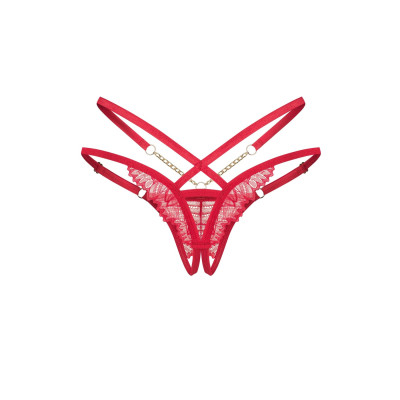 Трусики Obsessive Matildea crotchless thong L/XL